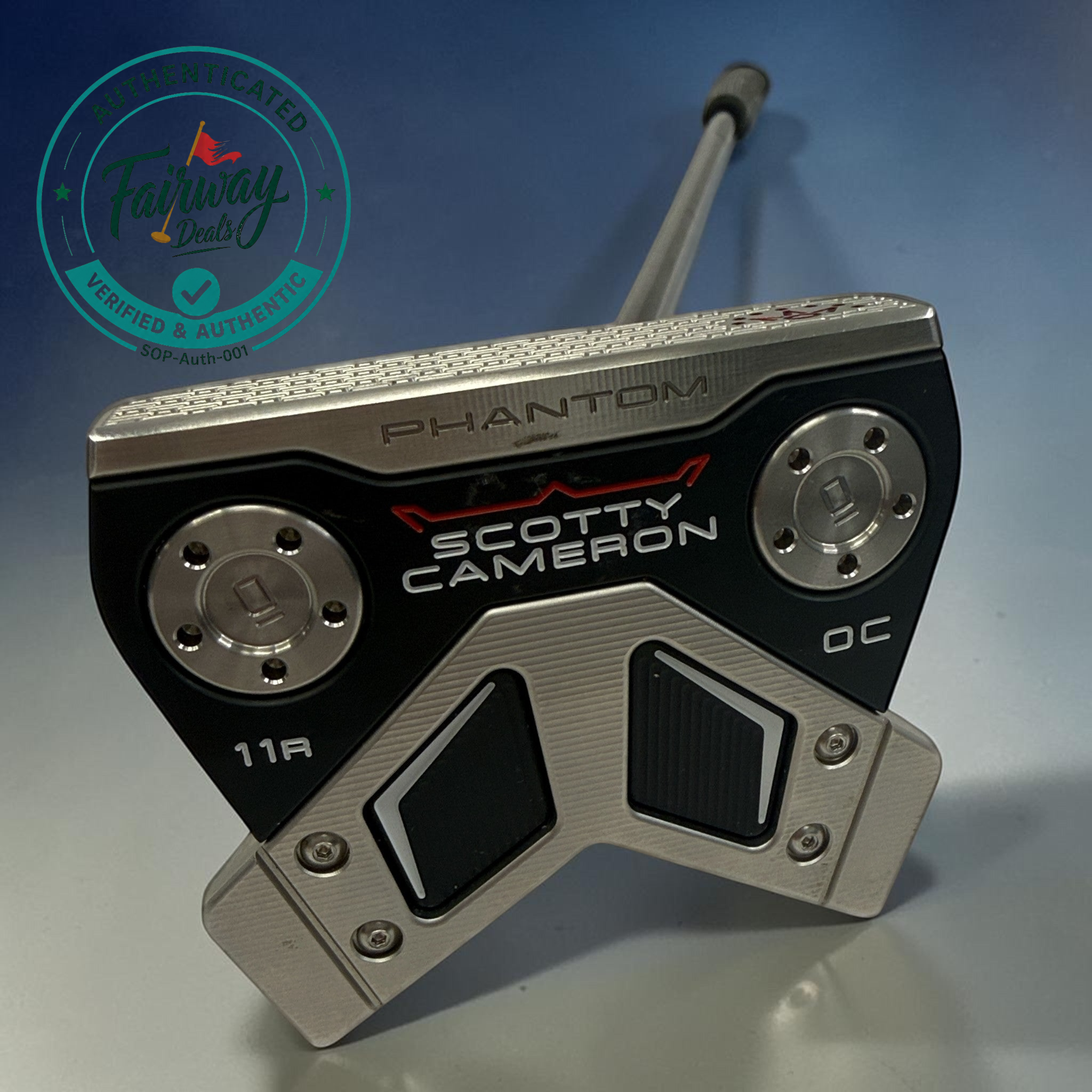 Pre-Owned Scotty Cameron Phantom 11R OC Putter 35" with Scotty Cameron Grip Excellent Condition