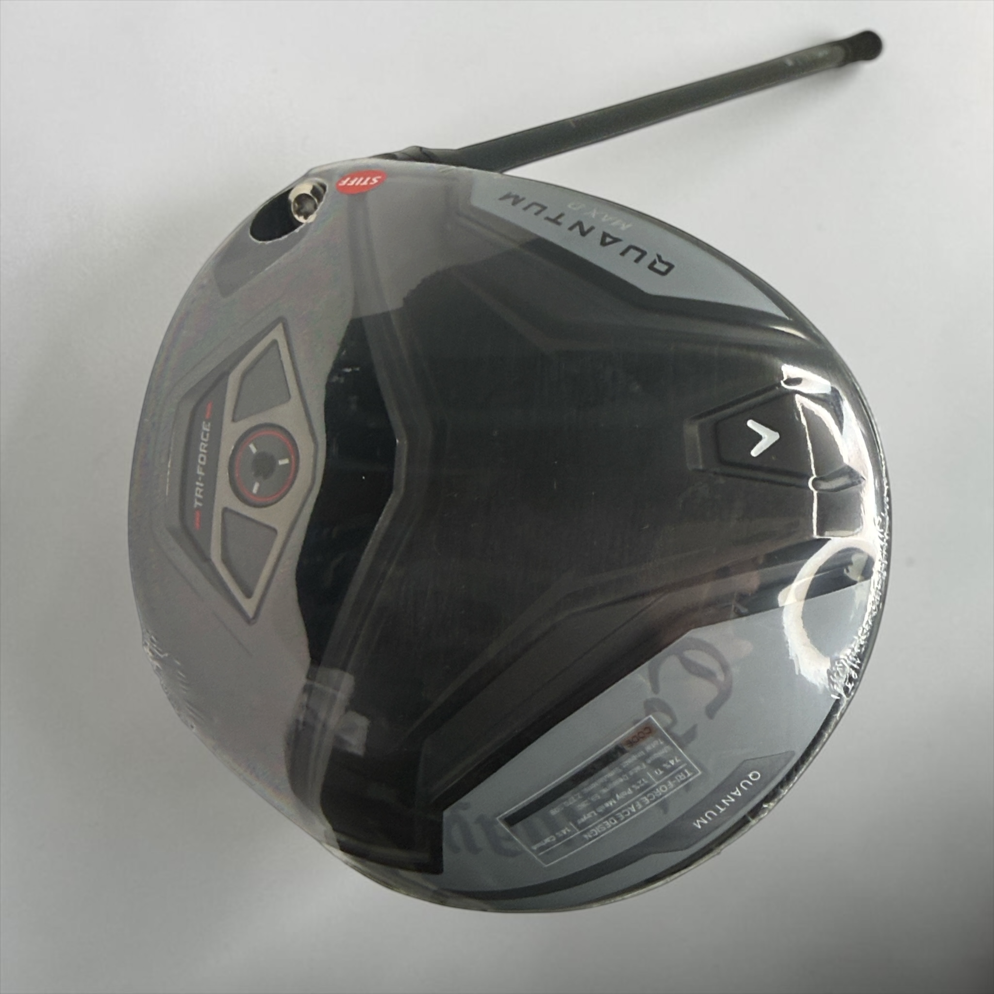New Callaway Quantum Max D Driver 10.5 Degrees Denali Frost 50g 6.0 Stiff Flex